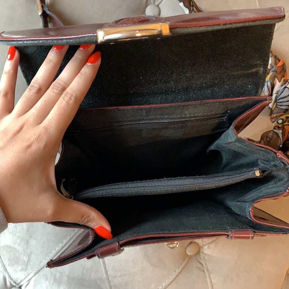 Vintage leather satchel - Picture 3 of 7